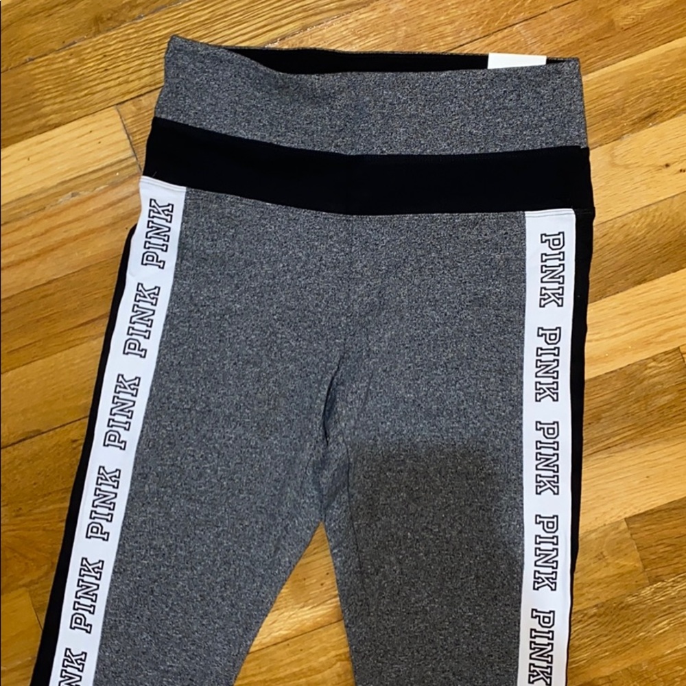 Light gray leggings from pink